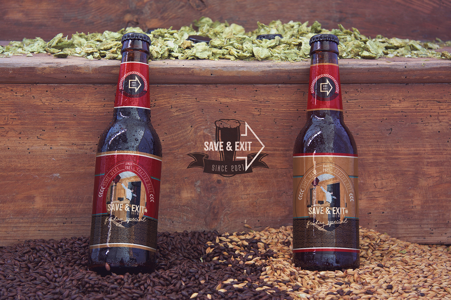 Save & Exit Brewery | Craft beer branding